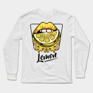 Lemon Fruit Long Sleeve T-Shirt